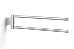 Zack - ATORE ruchomy wieszak na ręczniki stal matowa