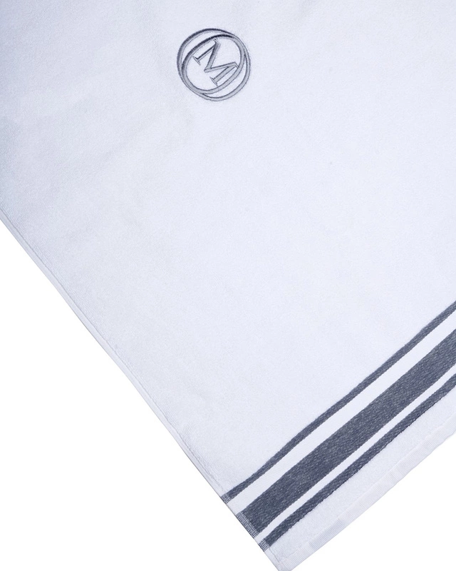 Officine Monogram - Dywanik łazienkowy MonogrLinea 60x100cm b.szary