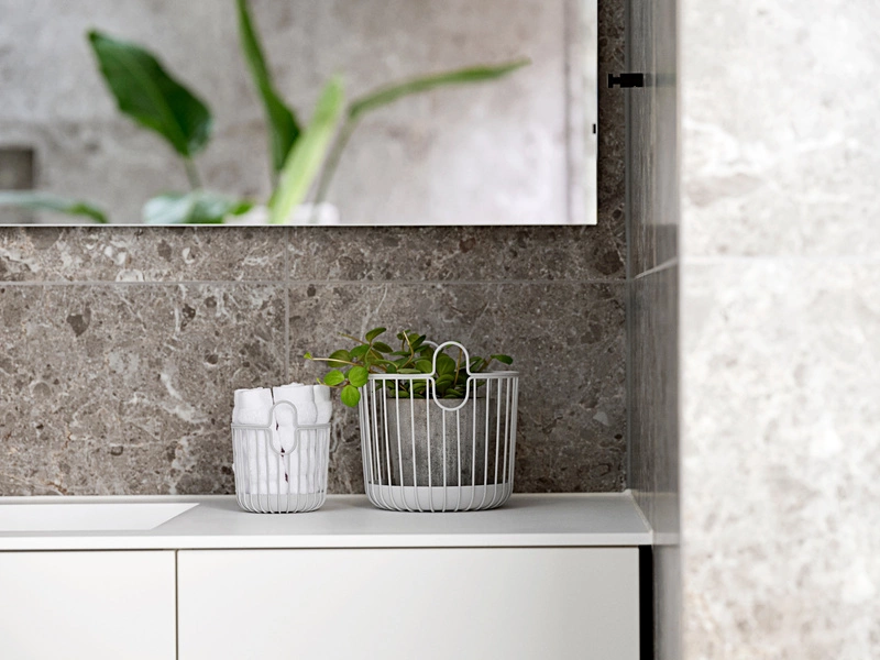 Zone Denmark - Kosz do przechowywania Inu 20 x 20 cm Soft Grey