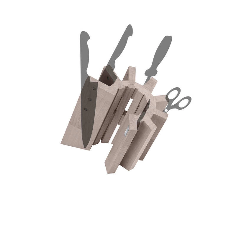 ARTELEGNO - PISA Magnetyczny stojak na noże z drewna bukowego