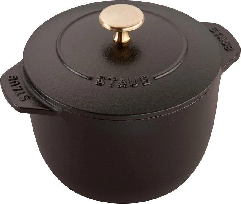 Staub - LA COCOTTE Mały garnek okrągły 1.75 ltr czarny