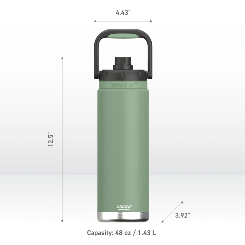 Asobu - butelka THE CANYON JUG BASIL GREEN 1,48L