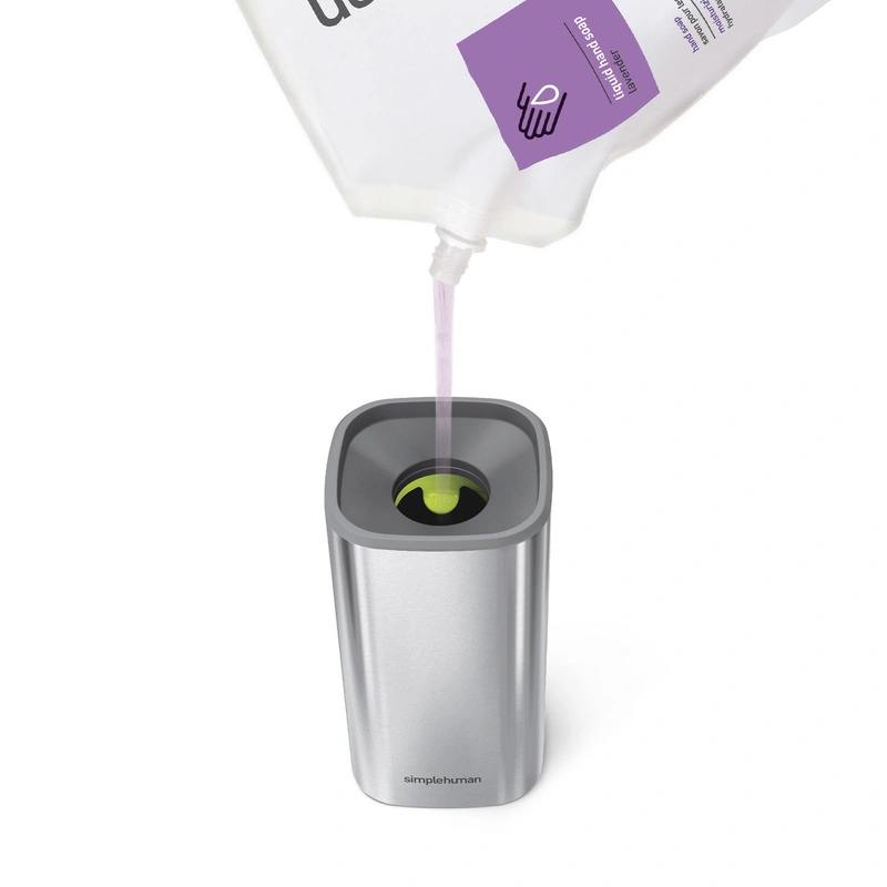 simplehuman - Dozownik do mydła z pompką 295ml stal matowa