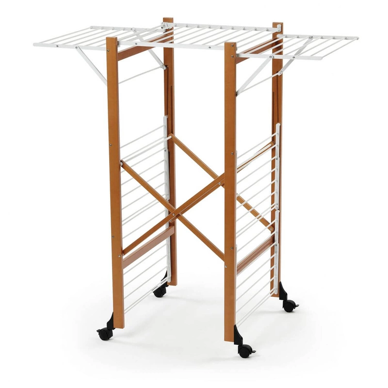 ARREDAMENTI - AQUILONE Suszarka na pranie - 132 x 67 cm, Brązowy