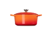 Le Creuset - brytfanna żeliwna emaliowana Signature okrągła 22 cm 3,3 l płomienna