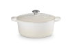 Le Creuset - garnek żeliwny emaliowany Signature 28 cm 6,7 l meringue