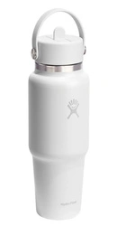Hydro Flask - Butelka 32oz WideFlexStrawTravelBottle biała