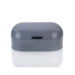 Kela - chlebak metalowy, 44x21,5 cm, szary Frisco