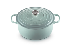Le Creuset - garnek żeliwny emaliowany Signature 28 sea salt