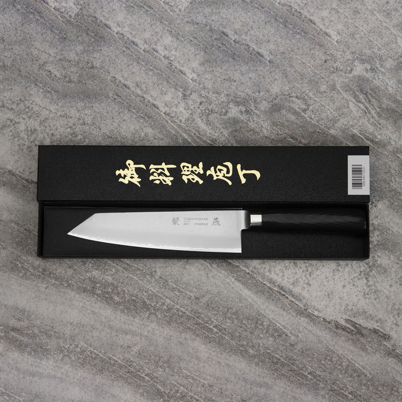 Tamahagane - Tsubame Black VG-5 Nóż Kengata 19,5 cm