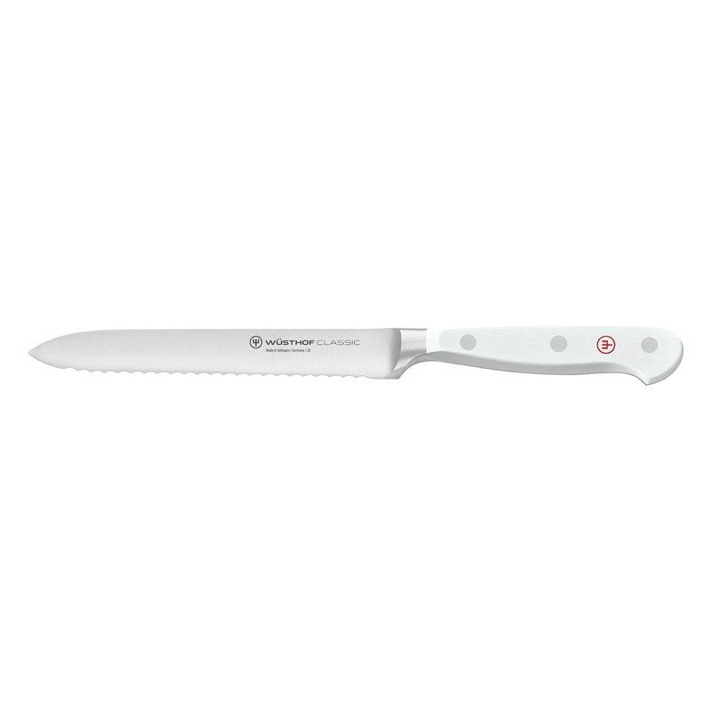 Wusthof - CLASSIC WHITE Nóż do kiełbasy 14 cm