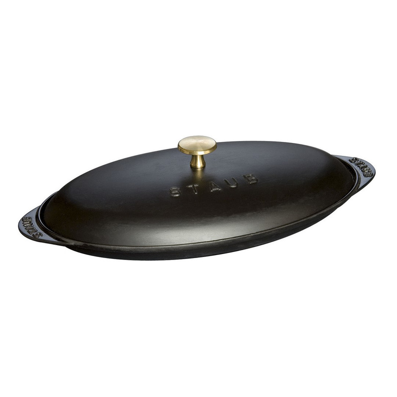 Staub - naczynie do serwowania z pokrywką 31 cm, czarny