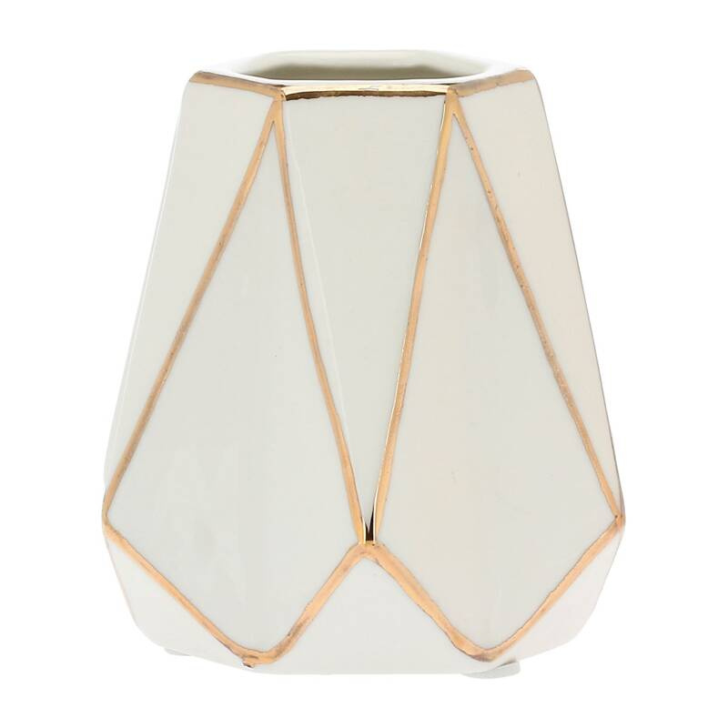 RITUALI DOMESTICI - CUBISMO Porcelanowy wazon S
