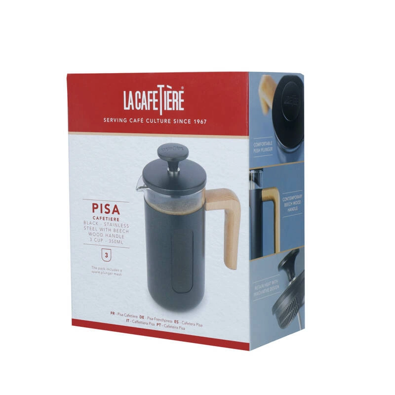 La Cafetiere - french press PISA 350 ml Black
