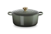 Le Creuset brytfanna żeliwna emaliowana Signature okrągła 28 cm  6,7l thyme