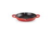 Le Creuset - patelnia żeliwna grillowa 25 cm Wiśniowa