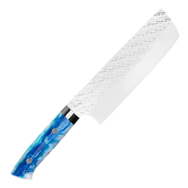 Takeshi Saji - STRIX Blue Acrylic Nóż Nakiri 17 cm
