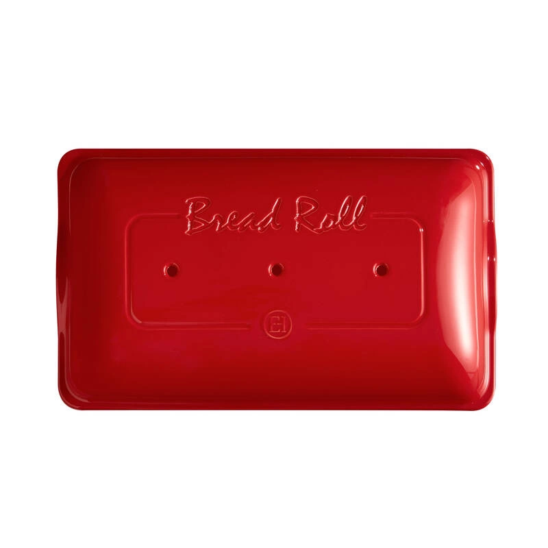 Emile Henry - Forma do wypieku 5 mini bagietek - czerwony