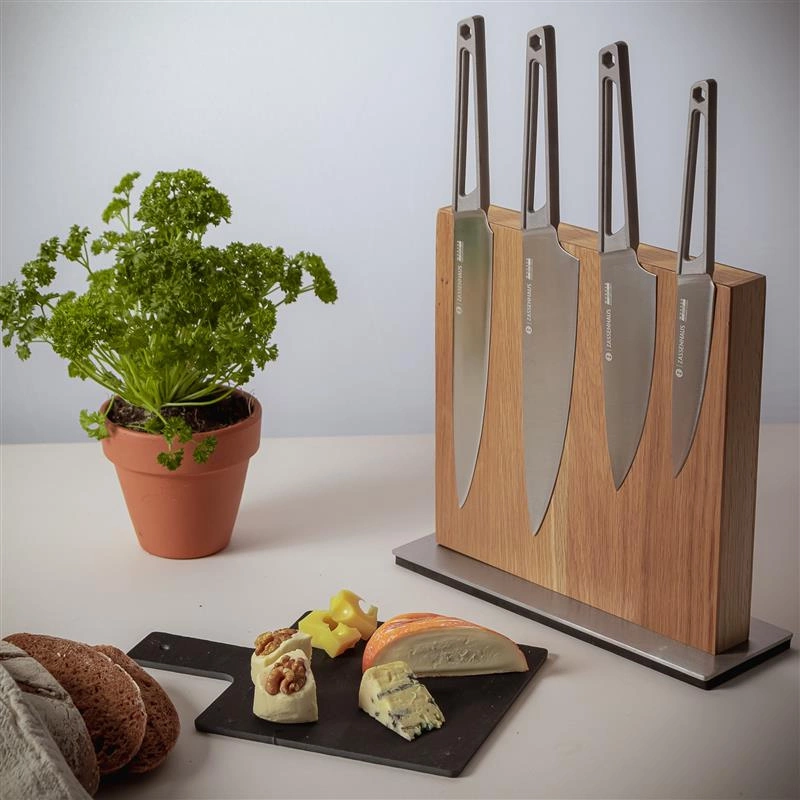 Zassenhaus - magnetyczny blok na noże dąb