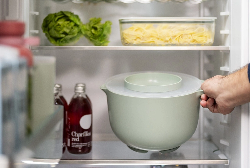 Mepal - Miska do miksowania z pokrywą odporną na rozchlapywanie Chef It 3000 ml Coral