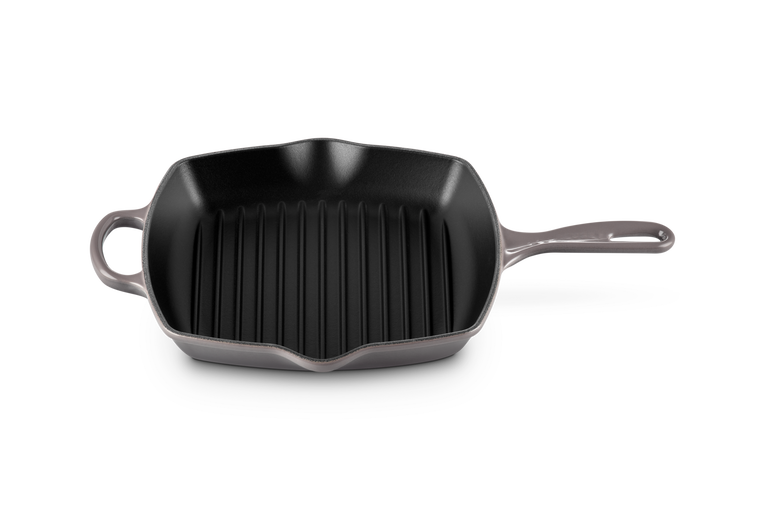 Le Creuset - patelnia żeliwna grillowa z dwoma uchwytami 26 cm Flint