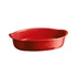 Emile Henry - Owalne naczynie do zapiekania - 35x22,5 - czerwony