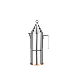 Officina Alessi - zaparzacz do espresso, ciśnieniowy, na 6 filiżanek LA CONICA