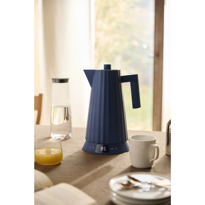 Alessi - Czajnik elektryczny z regulacją temperatury, niebieski