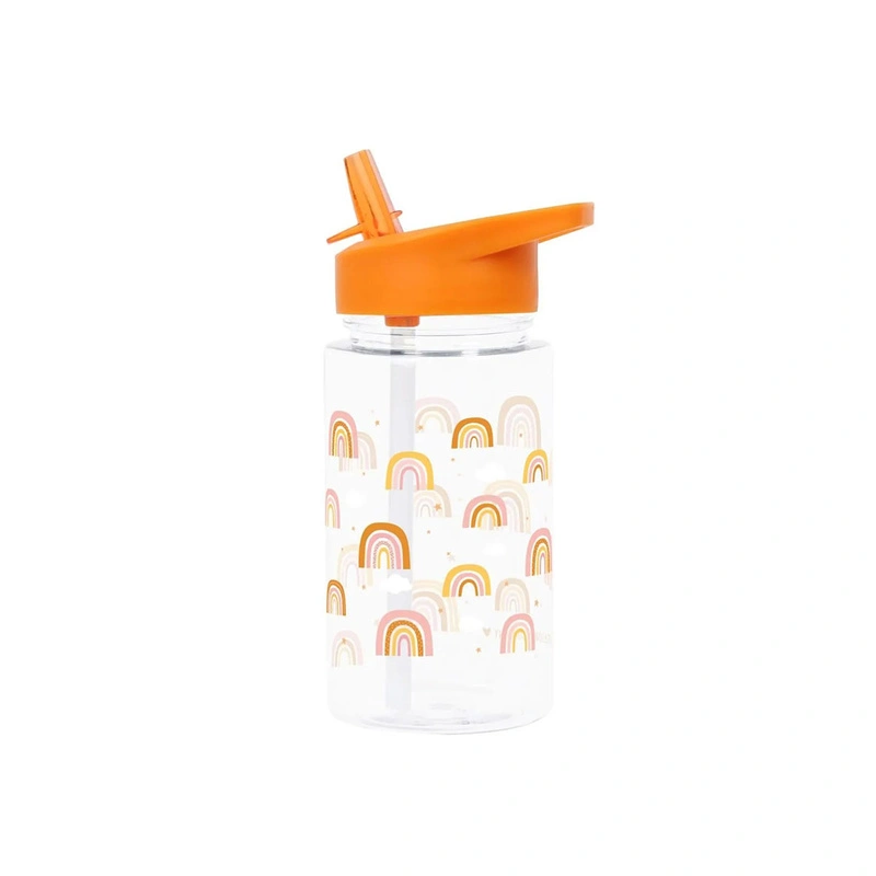 A Little Lovely Company - Butelka z ustnikiem na wodę RAINBOWS 450 ml