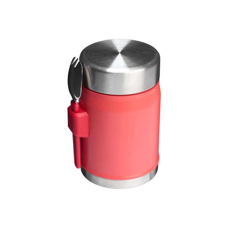 Stanley - Termos obiadowy ze sztućcem Classic 0.4 L Hot Coral