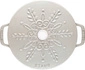 Staub - garnek żeliwny okrągły snowflake 3.6 ltr truflowy Special Cocotte
