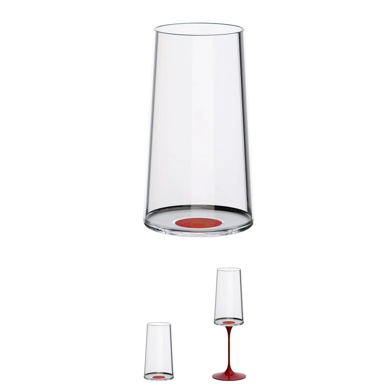 Trebonn - SplitGlass -kieliszek do szampana w?
ski czerwony 2 sztuki