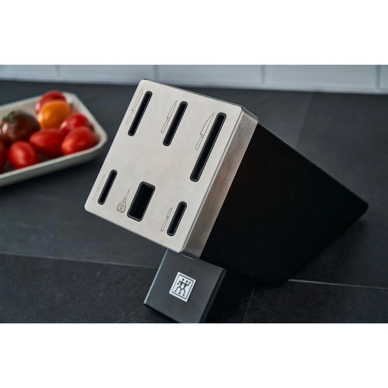 Zwilling - Zestaw 5 noży w bloku samoostrzącym Four Star czarny