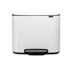 Brabantia - Kosz pedałowy BO 3x11l biały