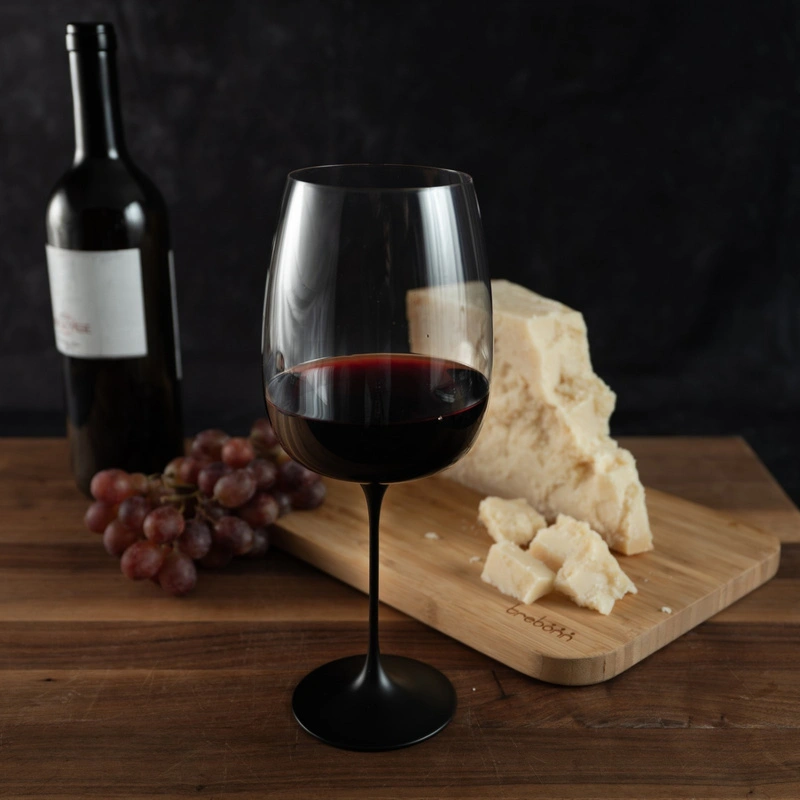 Trebonn - SplitGlass - zestaw 2 czarnych kieliszków Bolgheri