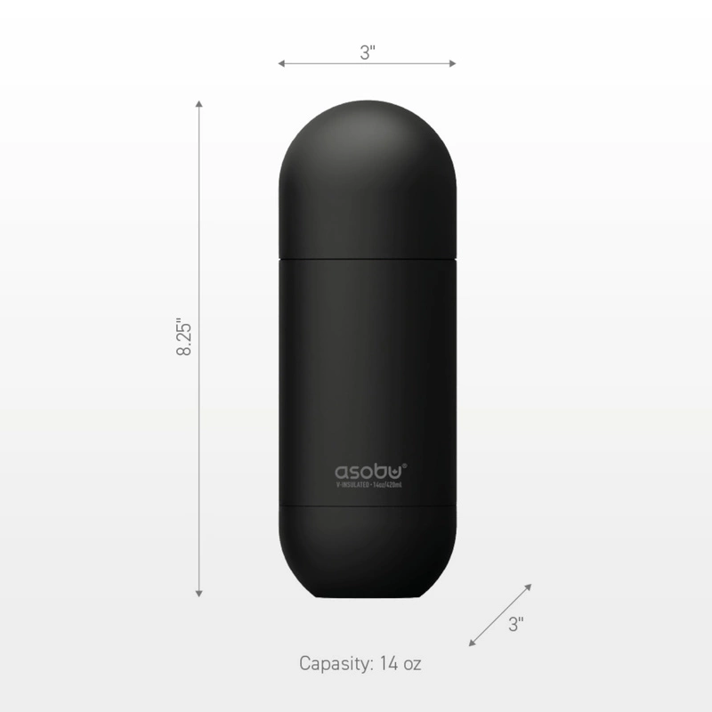 Asobu - Butelka termiczna ORB PASTEL ORANGE, 420ml