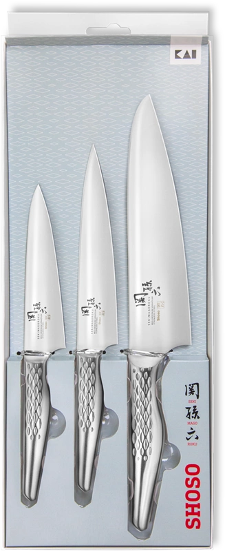 KAI - Zestaw 3 noży Seki Magoroku Shoso