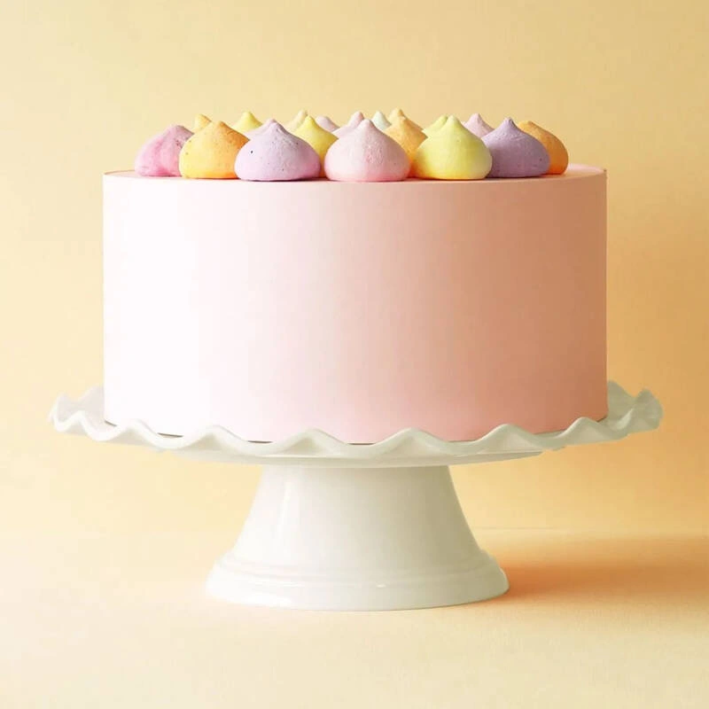 A Little Lovely Company - Patera z falistym brzegiem VANILLA 27.5 cm