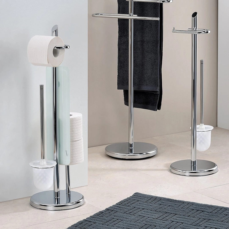 Kela - Stojak WC+szczotka toaletowa stalowy Ken