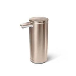 simplehuman - Dozownik bezdotykowy akumulatorowy 266ml - różowe złoto