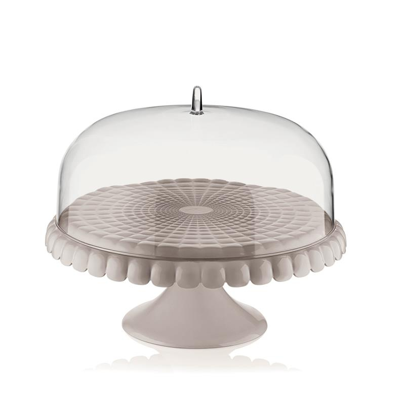 Guzzini - Etażerka na ciasto, średnica 36 cm, taupe TIFFANY