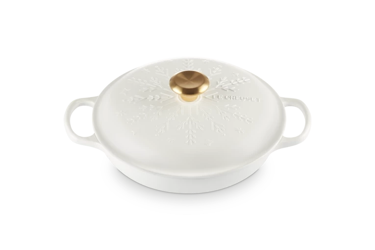 Le Creuset - Garnek Profejsonalny Gourmet 26 cm Płatek Śniegu Cotton