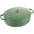 Ballarini - garnek żeliwny owalny 7.5 ltr, zielony Bellamonte