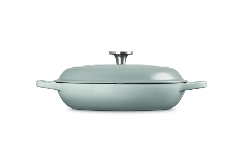 Le Creuset - garnek Gourmet Profesjonalny żeliwny 26 cm 2,2 l sea salt