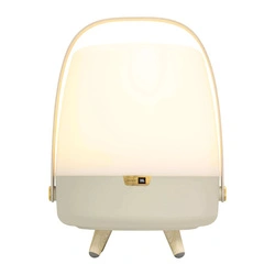 Kooduu - LITE-UP PLAY Lampa przenośna z głośnikiem - Beżowy