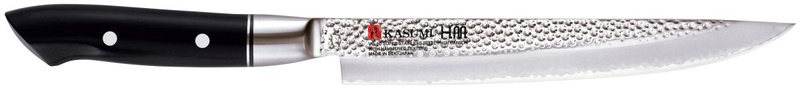 Kasumi - Nóż wąski kuty VG10 HM dł. 20 cm  młotkowany