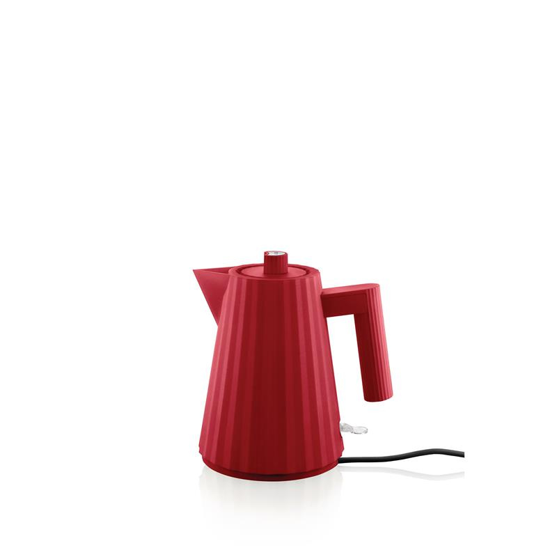 Alessi - Plisse- Czajnik elektryczny, czerwony 1 l