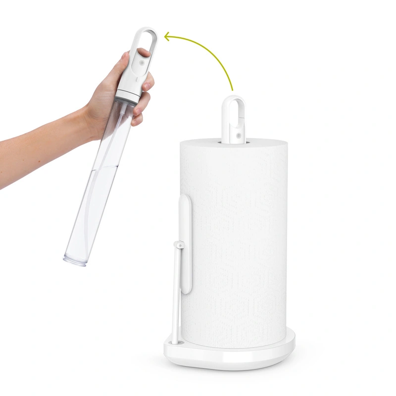 simplehuman - Stojak na ręcznik papierowy z pompką ze spryskiwaczem