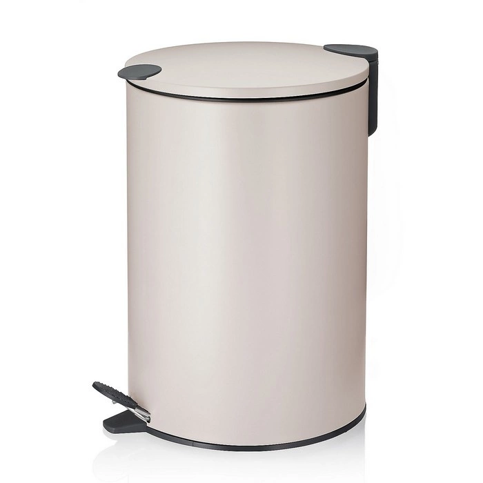 Kela - Kosz na śmieci 12 l beżowy Mats