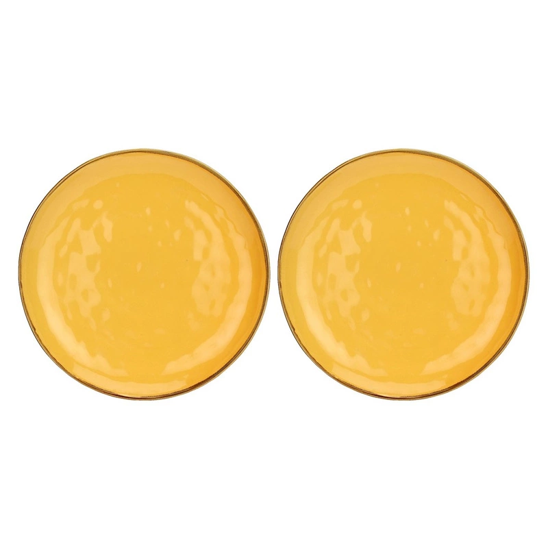 Rose&Tulipani - zestaw 2 półmisków okrągłych 32 cm Concerto Ocra